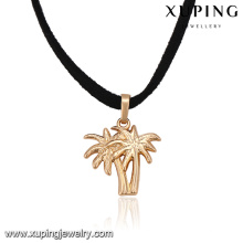 43814 xuping uniques nouveaux modèles 18 k or pendentif spécial collier bijoux de corps faisant des fournitures